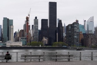 Trump World Tower is pictured in Manhattan, New York